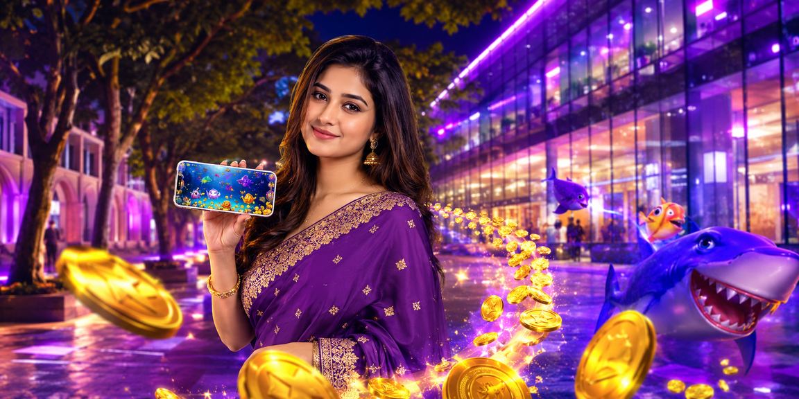 এলেকট্রনিক ফিশিং গেমের সতেজ দৃশ্য